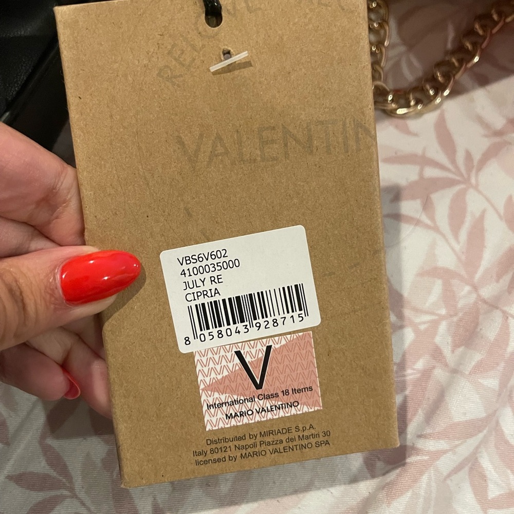 NWT Mario Valentino Purse (Black & Pink) - Picture 12 of 12